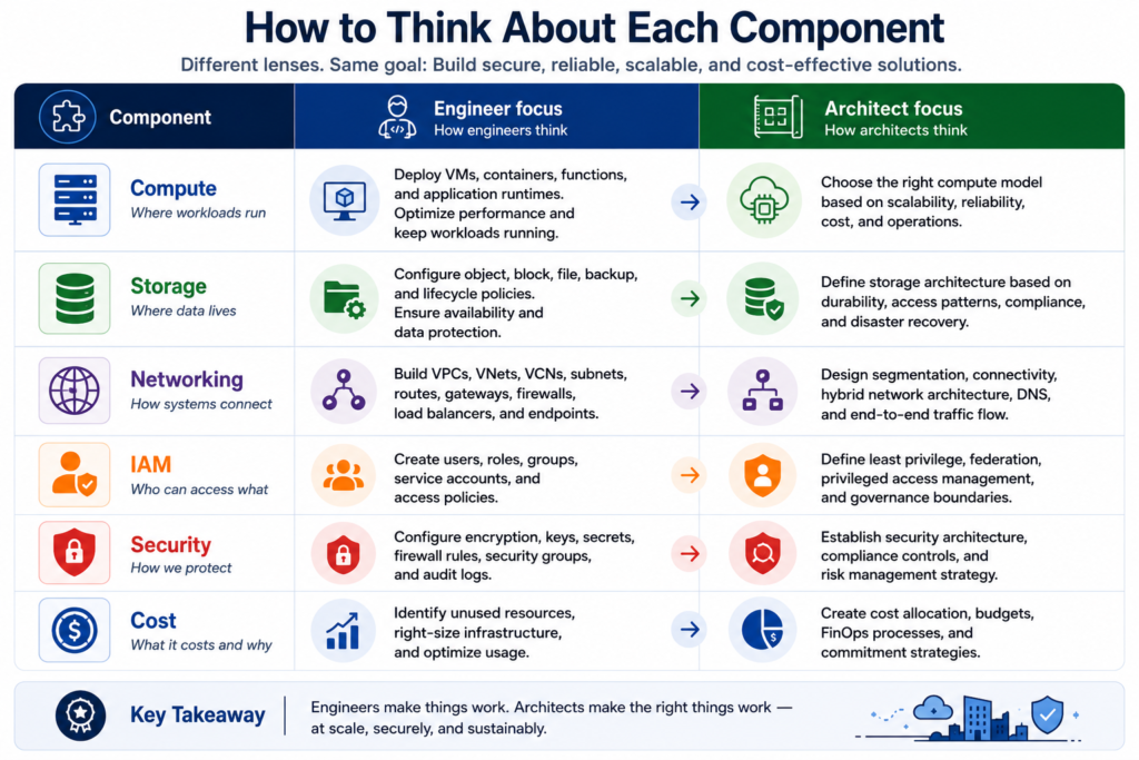 Cloud Computing from engineer and architect focus