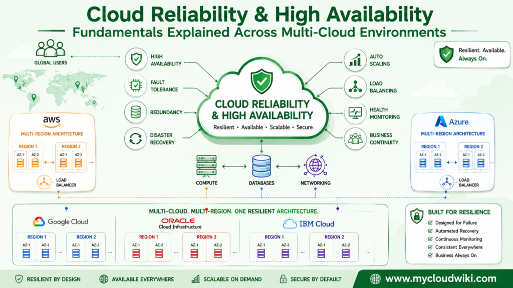 Cloud reliability and multi-cloud architecture